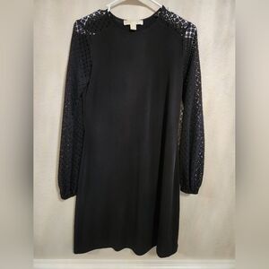 MICHAEL Michael Kors | Dresses | Newmichael Kors Black Ribbed Stretch Knit  Tank Dress | Poshmark